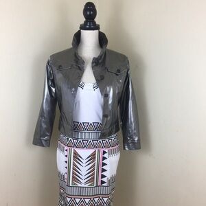 EUC Nevada Charcoal Gray Jacket. Girl Sz S/P (7/8)